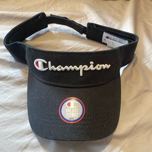 Champion logo visor hat